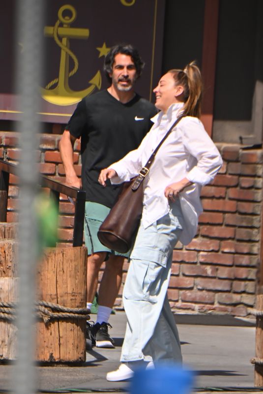 KALEY CUOCO and Tom Bateman on the Set of Based on a True Story in Pasadena 06/23/2024