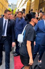 KATY PERRY Arrives at Vogue Event in Paris 06/23/2024