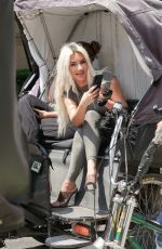 KIM KARDASHIAN Out for a Pedicab Ride in New York 06/15/2024