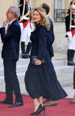 LEA SEYDOUX Arrives Presidential Palace Elysee for an Official State Dinner in Paris 06/08/2024