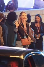 LILY JAMES on the Set of Swiped in Huntington Beach 06/20/2024