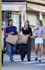LILY-ROSE DEPP Out Shopping with Friends in Marais District 06/10/2024