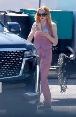 LINDSAY LOHAN on the Set of Freaky Friday 2 in Los Angeles 06/24/2024