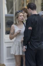 LOTTIE MOSS and DJ Evan Campbell at Granger & Co in Notting Hill 06/17/2024