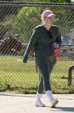 MEGHAN TRAINOR Out at a Park in Los Angeles 06/27/2024