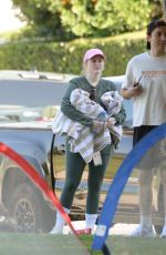MEGHAN TRAINOR Out at a Park in Los Angeles 06/27/2024