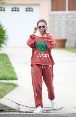 MILA KUNIS Dropping by a Friends House in Los Angeles 05/29/2024