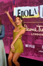 MILLIE BOBBY BROWN at Unveiling of An Enola Holmes Wax Figure at Madame Tussauds in London 06/17/2024