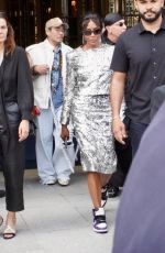 NAOMI CAMPBELL Leaves Her Hotel in Paris 06/25/2024