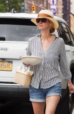 NICKY HILTON in Denim Shorts Out in New York 06/25/2024