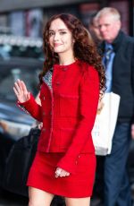 OLIVIA COOKE at Late Show with Stephen Colbert in New York 06/04/2024