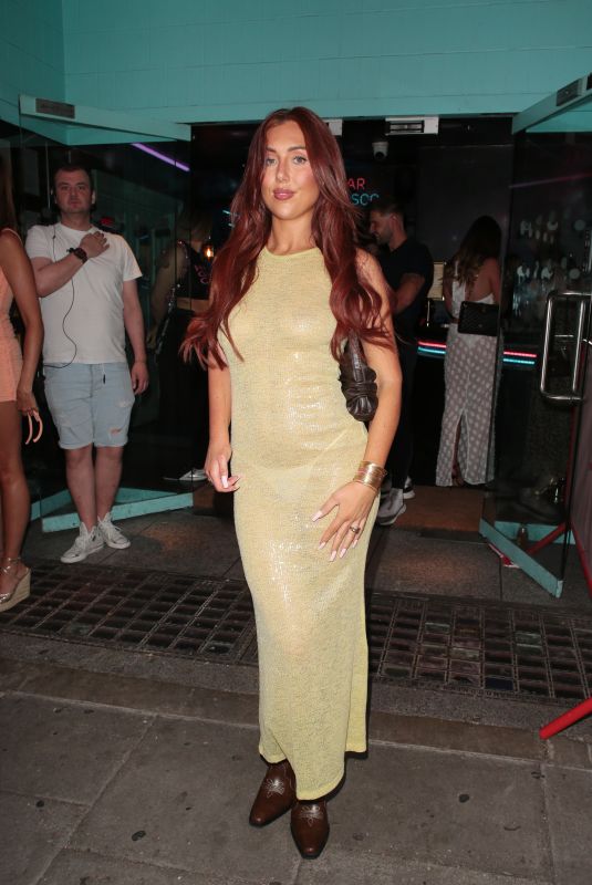 PATSY FIELD Arrives at PrettyLittleThing Hosted Rainbow Party in London 06/27/2024
