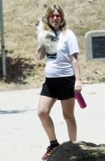 Pregnant GEORGIA MAY JAGGER Out with Her Dogs in Hollywood Hills 06/19/2024