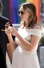 Pregnant LALA KENT at Westfield Mall with Family in Los Angeles 06/14/2024