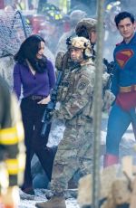 RACHEL BROSNAHAN on the Set of Superman in Cleveland 06/24/2024