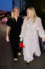 REBEL WILSON and RAMONA AGRUMA Leaves Dinner Date at San Vicente Bungalows in West Hollywood 06/03/2024