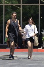 RILEY KEOUGH and Ben Smith at Erewhon Market in Los Angeles 06/24/2024