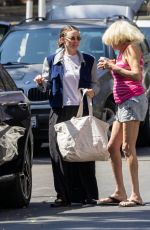 ROONEY MARA Takes Her Newborn Baby Out for a Family Visit in Los Angeles 06/19/2024