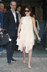 SARAH HYLAND Leaves Live with Kelly and Mark in New York 05/30/2024