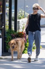 SELMA BLAIR Out with Her Dog in Studio City 06/13/2024