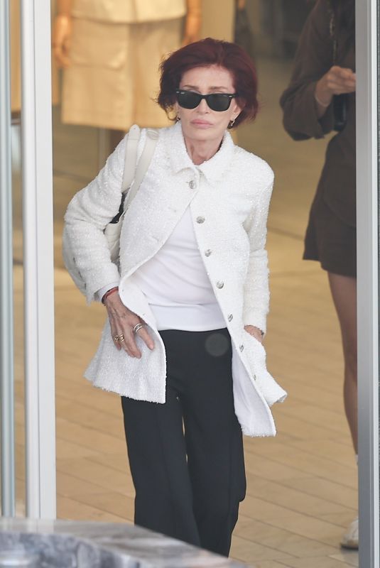 SHARON OSBOURNE Shopping at Neiman Marcus in Los Angeles 06/20/2024