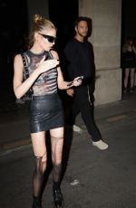 STELLA MAXWELL Leaves Costes Hotel in Paris 06/25/2024