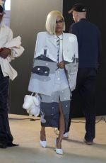TEYANA TAYLOR Arrives at Thom Browne Haute Couture Fall/Winter 2024-2025 Show at Paris Fashion Week 06/24/2024
