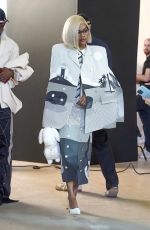 TEYANA TAYLOR Arrives at Thom Browne Haute Couture Fall/Winter 2024-2025 Show at Paris Fashion Week 06/24/2024