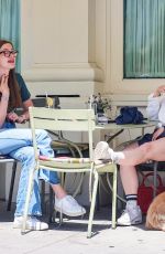 VIOLET AFFLCEK Out for Coffee with a Friend at AOC in Los Angeles 06/21/2024
