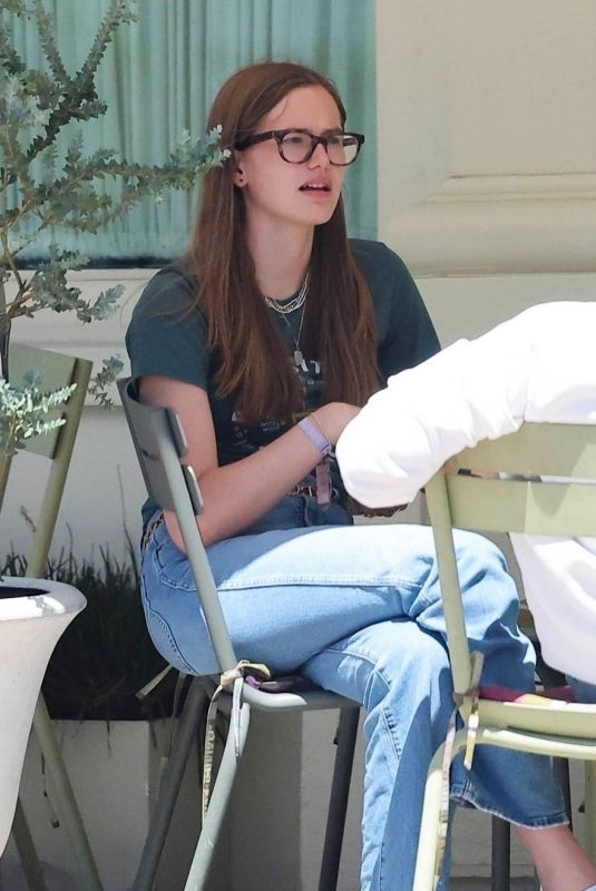 VIOLET AFFLCEK Out for Coffee with a Friend at AOC in Los Angeles 06/21/2024