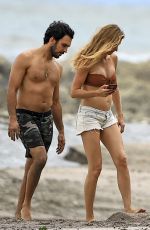 GISELE BUNDCHEN and Joaquim Valente Out at a Beach in Costa Rica 07/01/2024