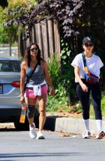 JESSICA ALBA Out Hikinig with a Friend in Beverly Hills Neighborhood 07/01/2024