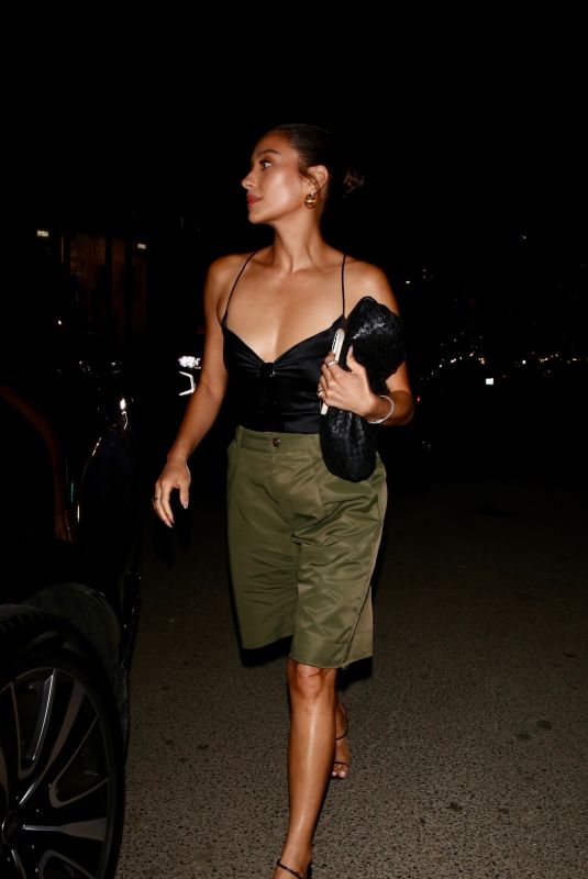 SHAY MITCHELL Leaves Catch Steak in West Hollywood 06/28/2024