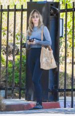 SUKI WATERHOUSE Relishing a Solo Spa Day Out in Los Angeles 06/28/2024